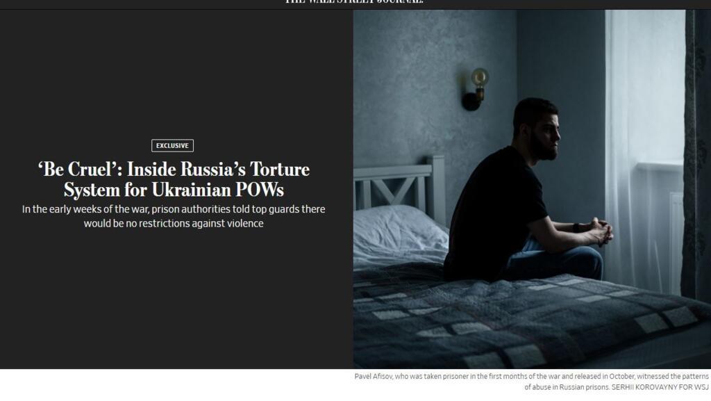 "Soyez cruels": dans des prisons russes, la torture de prisonniers de guerre ukrainiens